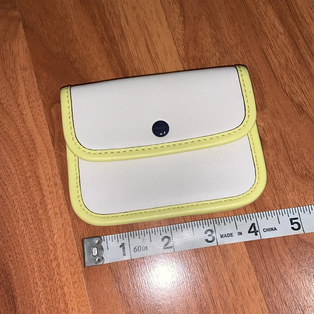 NWT Coach Leather Two Tone Case